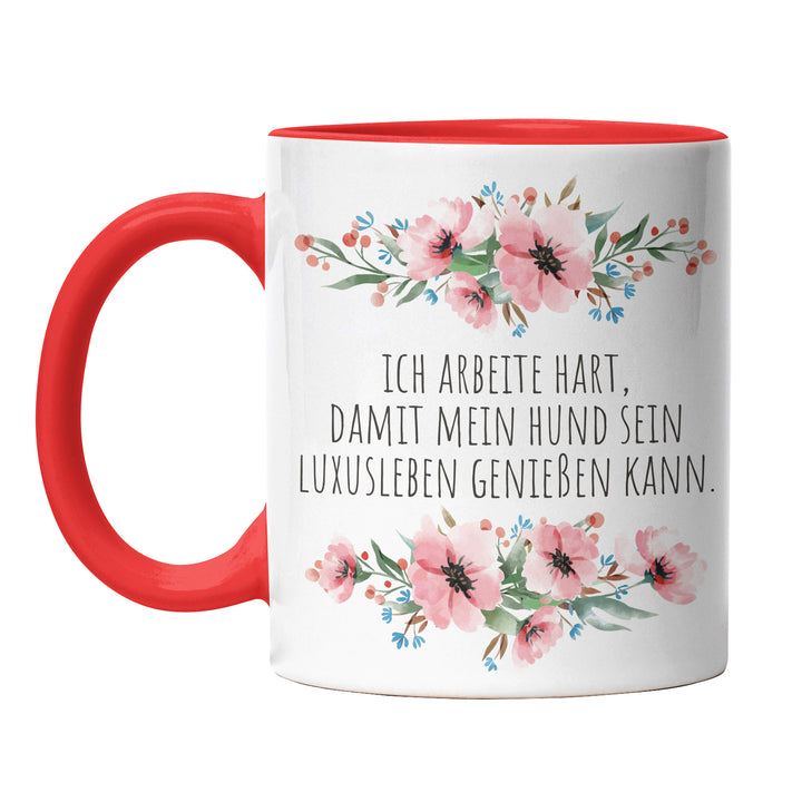Tasse "Hund Luxusleben genießen" – Lustige Geschenkidee für Hundeliebhaber