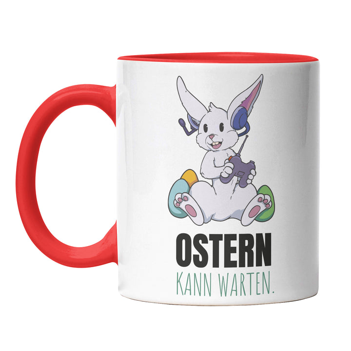 Lustige Gaming-Tasse "Ostern kann warten" – Perfekt für Gamer