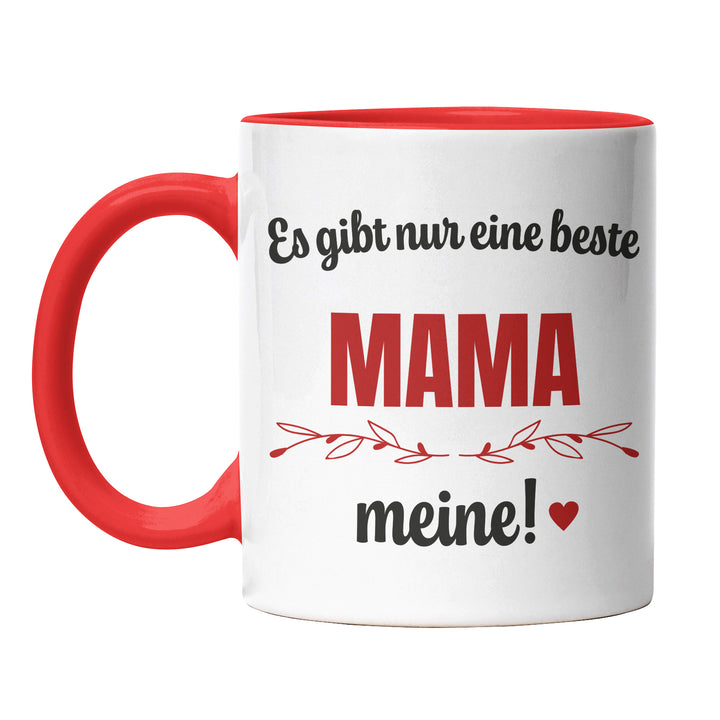 Tasse "Es gibt nur eine beste Mama" – Charmantes Geschenk für Mütter