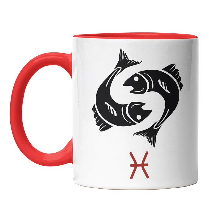 Tasse "Fisch-Sternzeichen" – Mystische Sternzeichen-Tasse für echte Fische