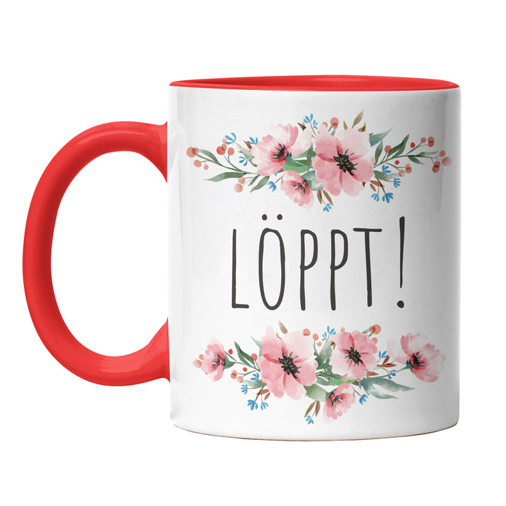 Tasse "LÖPPT!" – Lustige Motivations-Tasse für Alltag & Büro
