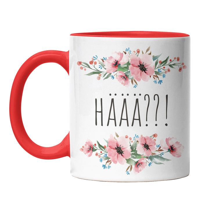 Tasse "HÄÄÄ" – Lustige Spruch-Tasse für Verwirrte & Morgenmuffel
