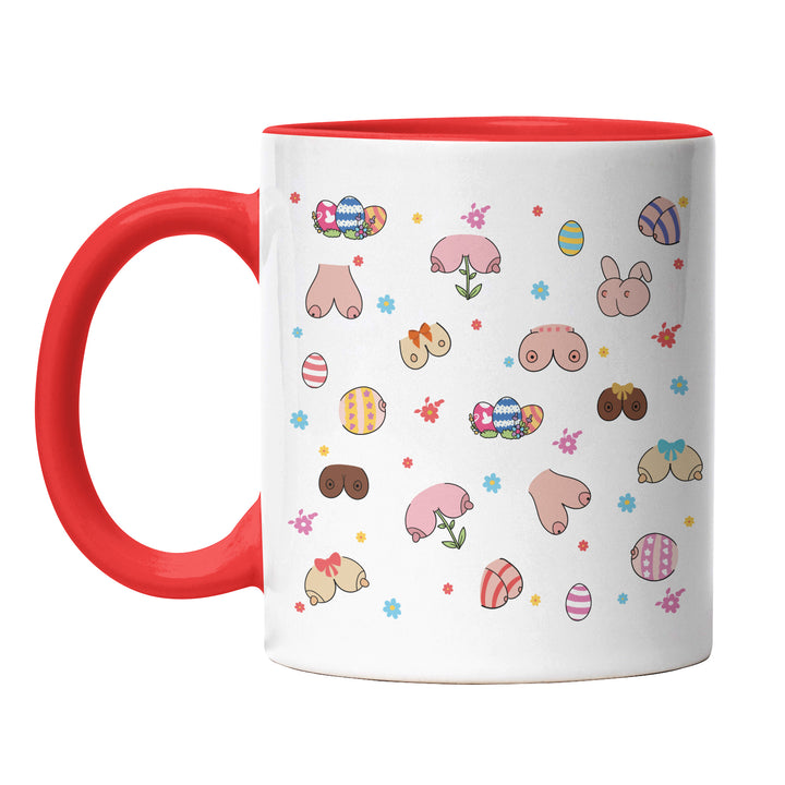 Lustige Tasse "Easter - Boobs" – Perfekt für freche Osterüberraschungen