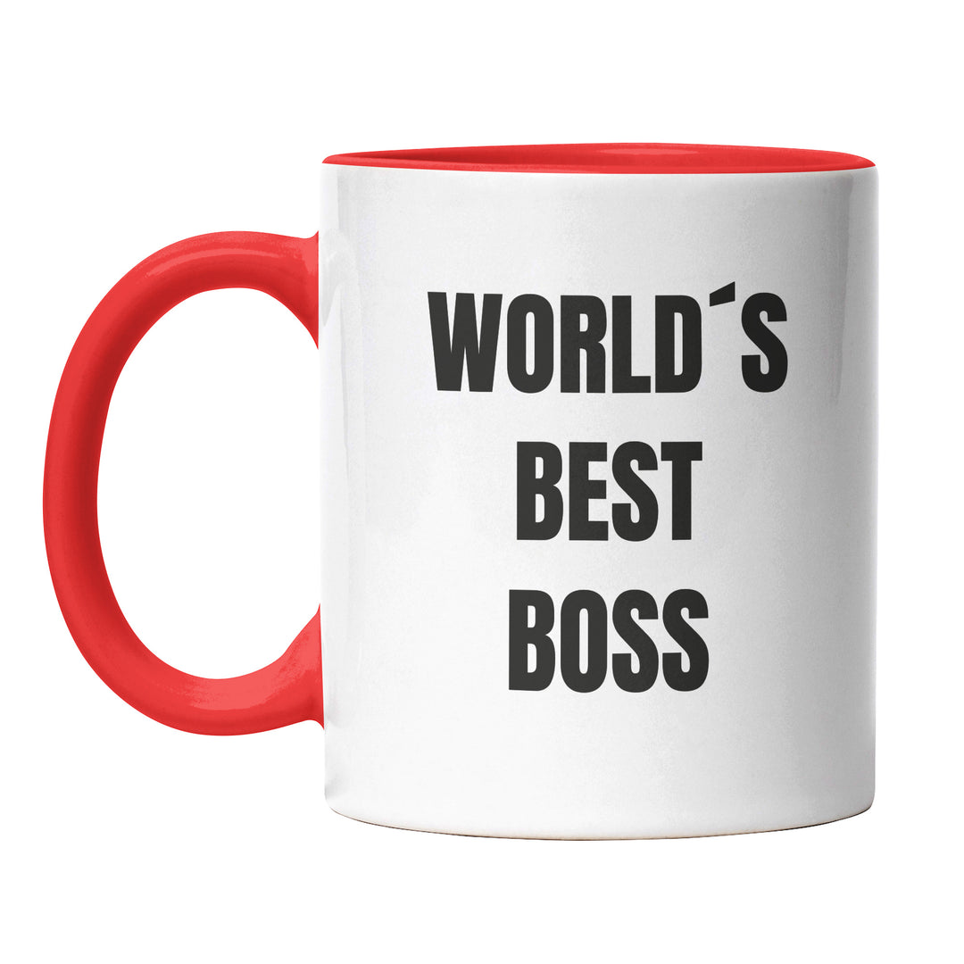 Tasse "World’s Best Boss" – Perfektes Geschenk für Chefs & Vorgesetzte