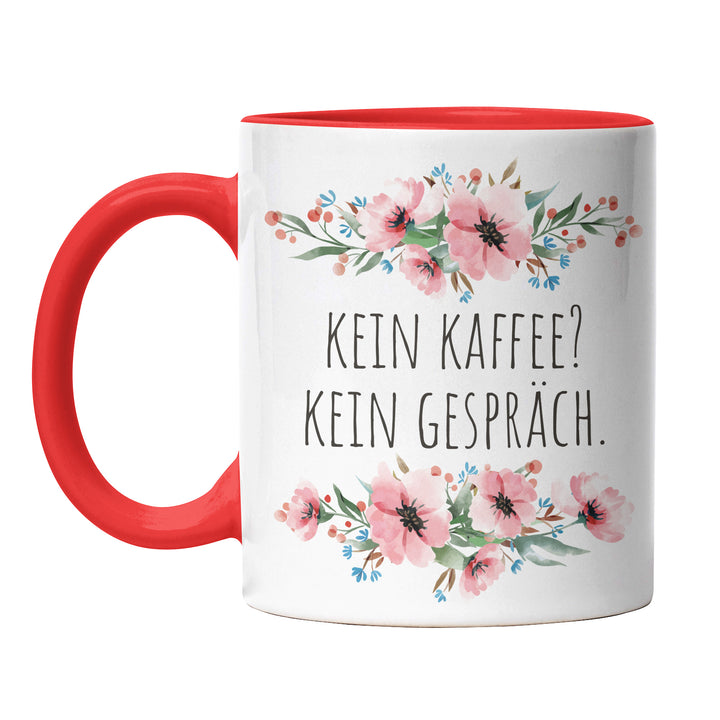 Tasse "Kein Kaffee, kein Gespräch" – Perfekte Statement-Tasse für Morgenmuffel