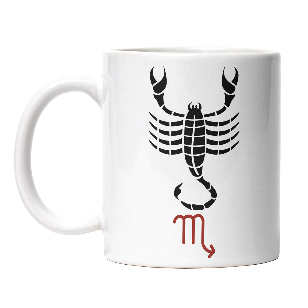 Tasse "Skorpion-Sternzeichen" – Mystische Sternzeichen-Tasse für echte Skorpione