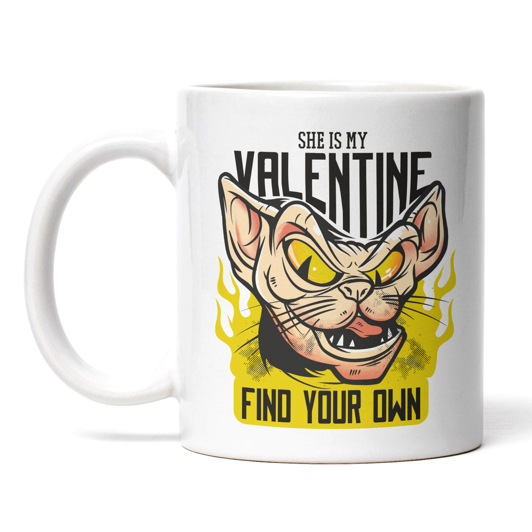 Lustige Tasse "My Valentine" – Witzige Geschenkidee für den Valentinstag