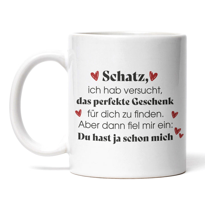 Tasse "Das perfekte Geschenk" – Vielseitige Geschenkidee für jeden Anlass